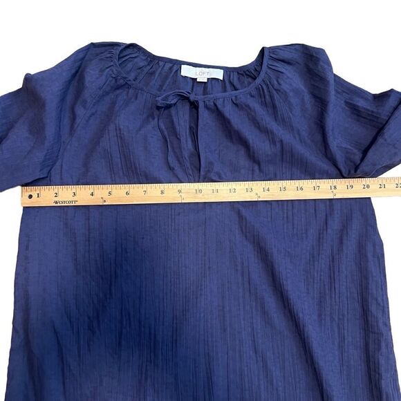 Loft Blue Costal Gauze Tunic. Size Small. Great Condition!! - Picture 8 of 10